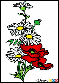 How to Draw Boquet, Flowers