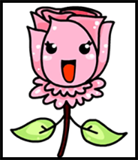 Cartoon Flower Drawing
