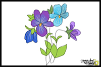 How to Draw Simple Flowers