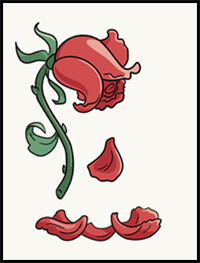 How to Draw a Dead Rose