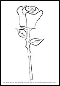 How to Draw a Rose Easy