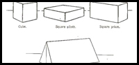 Drawing Geometric Shapes and Objects From Them