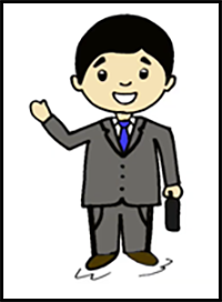 How to Draw a Businessman