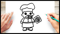How to Draw a Chef