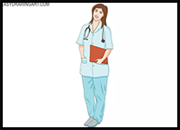 How to Draw a Nurse