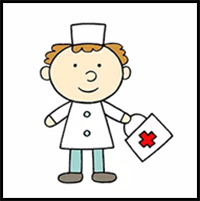 How to Draw a Doctor for Kids