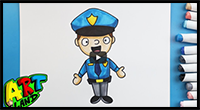 How to Draw a Police Officer