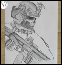 How to Draw a Soldier / Drawing Tutorial