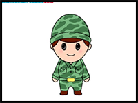 How to Draw a Military Man