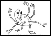 How to Draw Spiderus from Miss Spider's Sunny Patch Friends