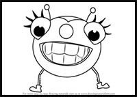 How to Draw Bounce from Miss Spider's Sunny Patch Friends