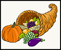 How to Draw a Cornucopia