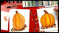 How To Draw A Pumpkin For Thanksgiving