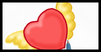How to Draw a Heart with Wings