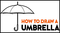 Learn How to Draw an Umbrella Easy Step by Step Drawing Tutorial for Beginners