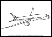 How to Draw a Boeing 787