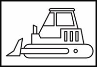 How to Draw a Bulldozer