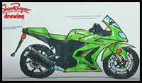 How to Draw a Motorcycle Step by Step