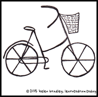 Draw a Bicycle in 6 Simple Steps