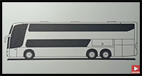 How to Draw a Bus Step by Step