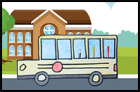 How to Draw a School Bus