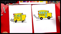 How to Draw a School Bus