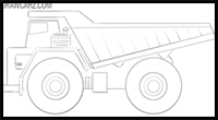 How to Draw a Dump Truck