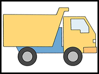 How to Draw a Simple Truck