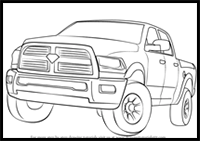 How to Draw a Ram Truck
