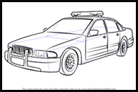 ow to Draw a Police Car