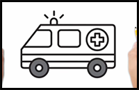 How to Draw an Ambulance