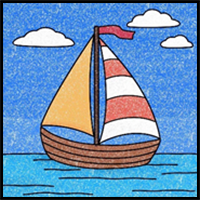 How To Draw A Boat