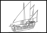 How to Draw Nina Ship