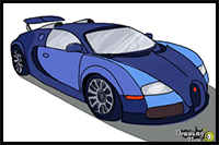 How to Draw a Bugatti -