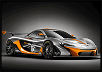 Learn easy to draw McLaren P1 GTR