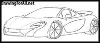 How to Draw a McLaren P1