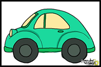 How to Draw a Simple Car
