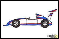 How to Draw a Race Car