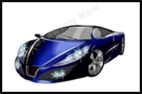 How to Draw a Cool Car