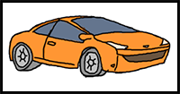 How to Draw a Sportscar