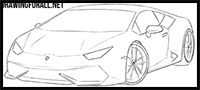 How to Draw a Sports Car Step by Step