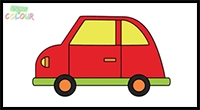 Learn to Draw a CAR - Drawings for Kids