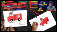 How to Draw a Fire Truck