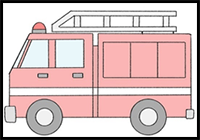 How to Draw a Fire Truck