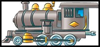 How to Draw Steam Engines in 7 Steps