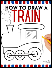 Train Drawing (Easy How to Draw Tutorial)