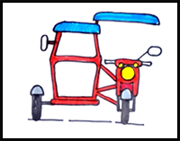How to Draw a Tricycle