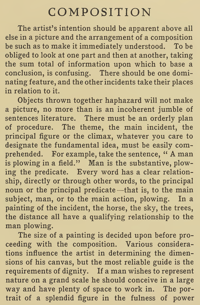 Drawing Lessons in Compositions