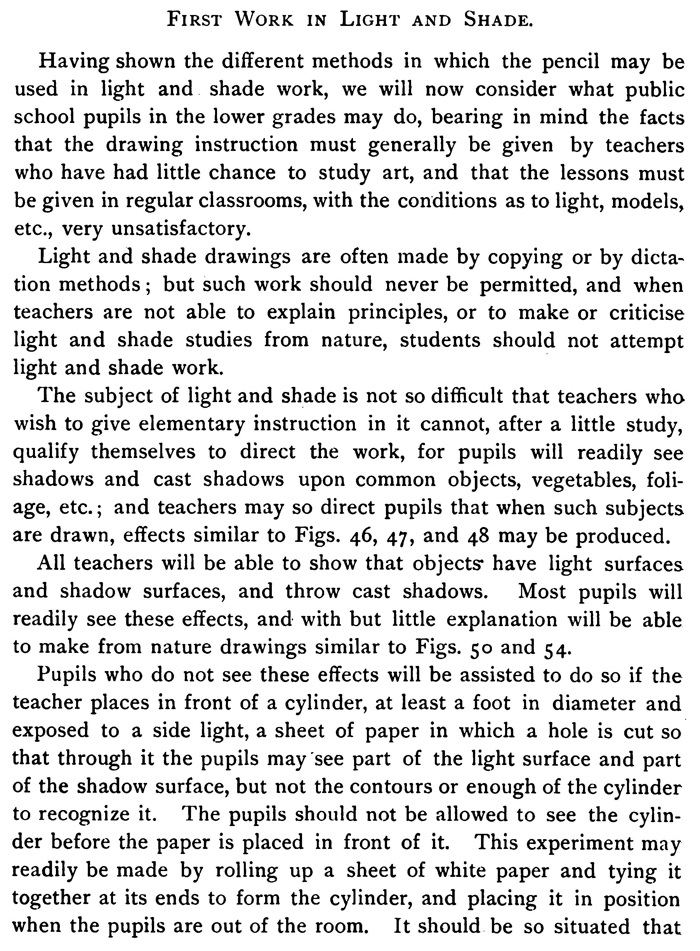 First Time Drawing Light and Shadde