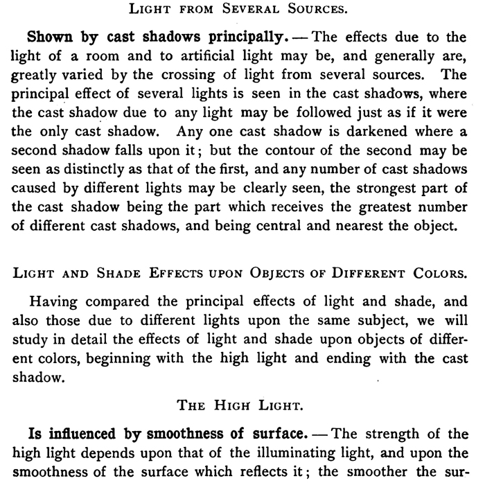 Drawing shadows and Light When the Light Source is Coming from Many Places